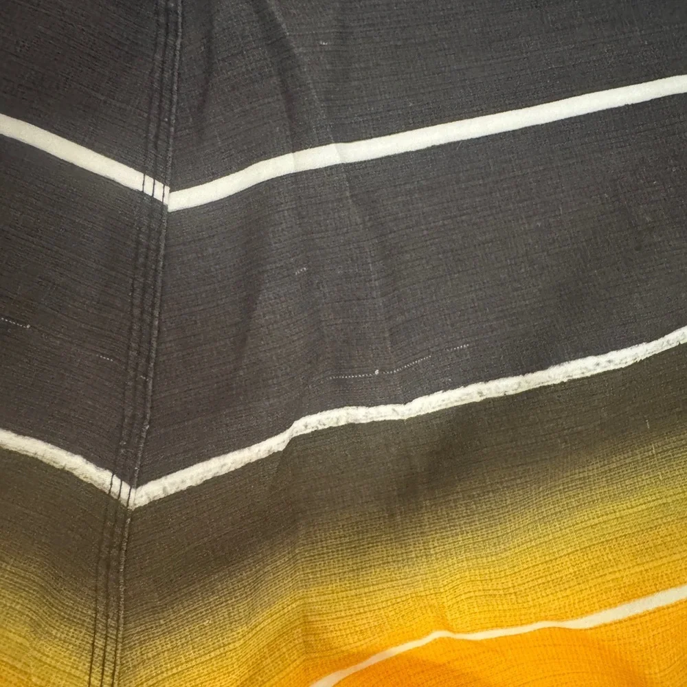 Rip Curl Orange and Brown Board Shorts Gradient Style